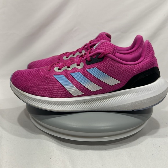 Adidas Women's Fuchsia/Blue/White RunFalcon 3.0 Running Shoe (HP6651) Size 10 - Picture 3 of 9